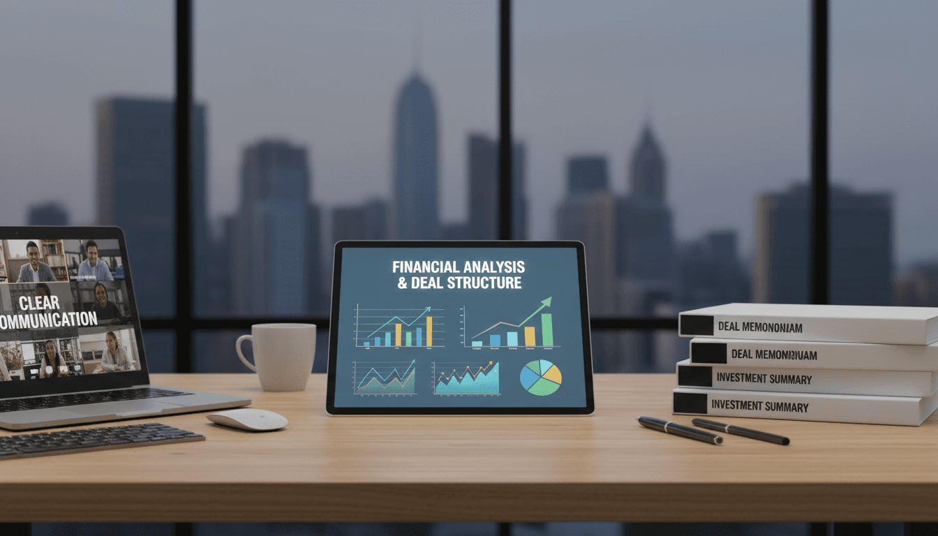 Deal structure optimization and financial planning