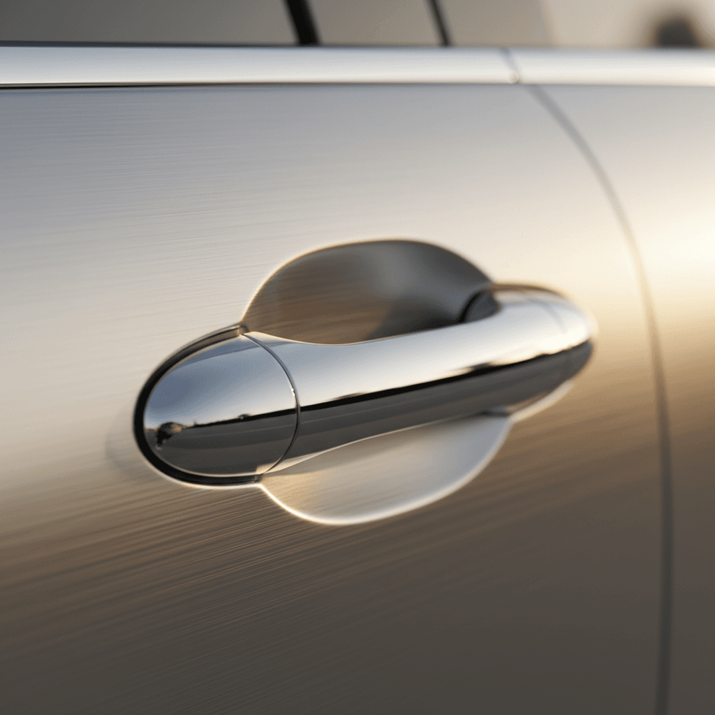 Close-up of high-end vehicle detail